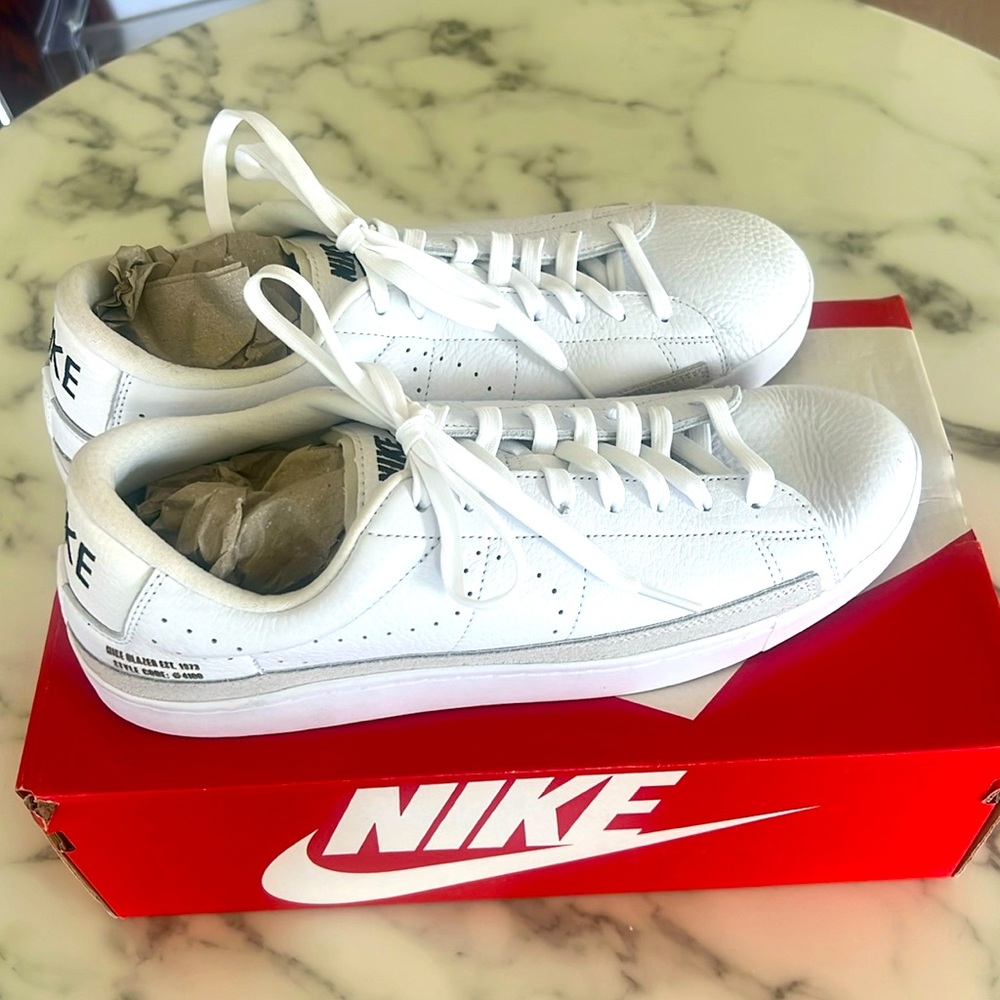 Nike Blazer Low X White Gum Outsole Men's Size 12 DA2045-100  Low Top Sneakers